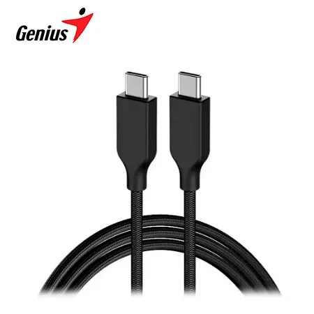 CABLE PARA CELULAR GENIUS CARGA RAPIDA USB-C/USB-C, vista 3